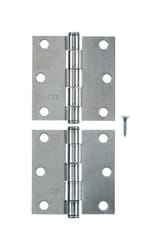 Ace 3 in. L Zinc-Plated Broad Hinge 2 pk