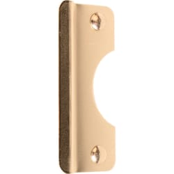 Prime-Line 6 in. H X 2.625 in. L Brass-Plated Steel Latch Shield