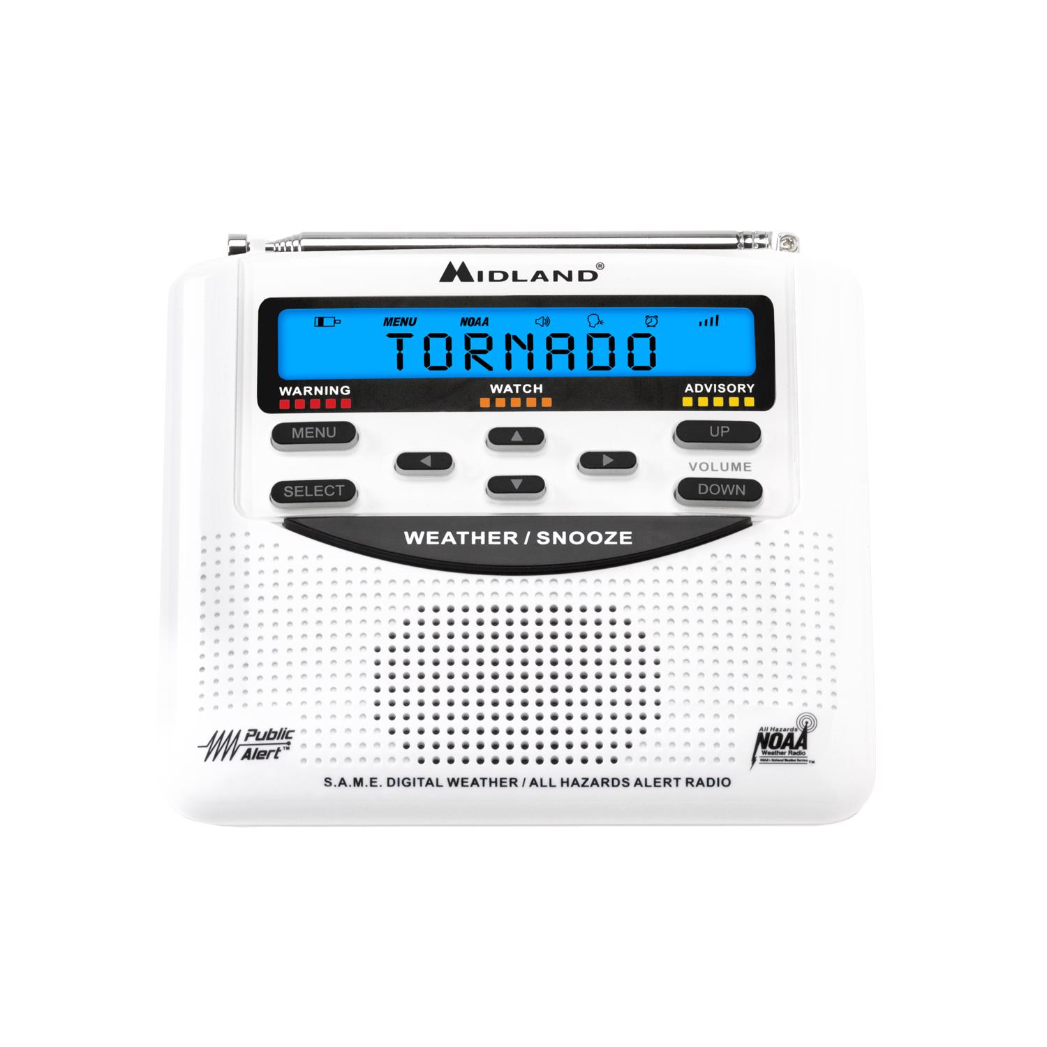 Photos - Other interior and decor Midland White NOAA Weather Alert Radios Digital Battery Operated WR120B 