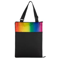 Oniva Vista Rainbow Picnic Blanket and Tote Polyester 1 pk