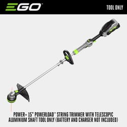 EGO Power+ ST1510T 15 in. 56 V Battery String Trimmer Tool Only