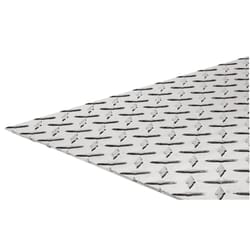 Boltmaster 0.07 in. X 12 in. W X 24 in. L Bright Aluminum Diamond Tread Plate