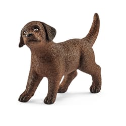 Schleich Farm World Black Labrador Retriever Puppy Toy