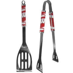 Siskiyou Sports NCAA Stainless Steel Multicolored Grill Tool Set 2 pc