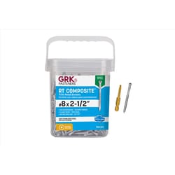 GRK Fasteners No. 8 X 2-1/2 in. L Star Coated Reverse Screws 560 pk