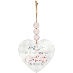 P. Graham Dunn Multicolored May the Gift of Christmas Fill Our Hearts and Home Sign 3.25 in.