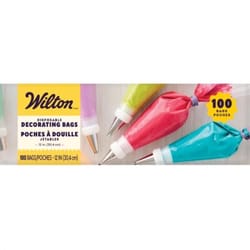 Wilton Polyethylene Disposable Pastry Bags 100 ct