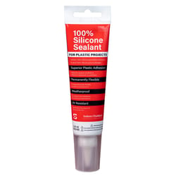 Polymershapes Clear Silicone Adhesive Sealant 2.8 oz