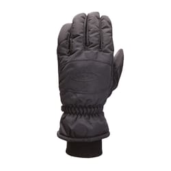 Seirus Eclipse S Ribbed Softina/Leather Black Cold Weather Gloves