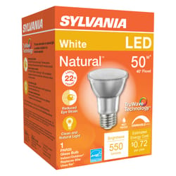 Sylvania Natural PAR 20 E26 (Medium) LED Floodlight Bulb White 50 W 1 pk