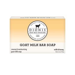 Dionis Goat Milk Skincare Milk & Honey Scent Soap Bar 6 oz 1 pk