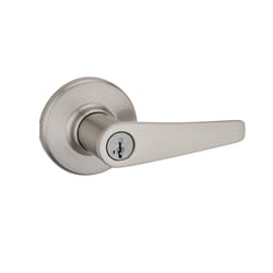 Kwikset Delta Lever Satin Nickel Entry Lockset Right or Left Handed