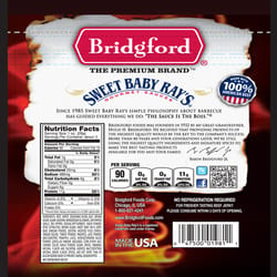 Bridgford Sweet Baby Ray's Original Beef Jerky 2.85 oz Bagged