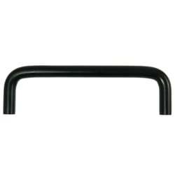 Laurey Tech T-Bar Wire Pull 4 in. Matte Black 1 pk