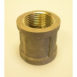 Campbell 1-1/2 in. FPT X 1-1/2 in. D FPT Red Brass Reducing Coupling