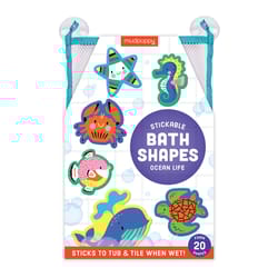 Mudpuppy Bath Shapes Multicolored 20 pc