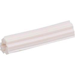 HILLMAN .112 in. D X 1 in. L Plastic Round Head Ribbed Anchor 100 pk