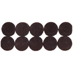 Shepherd Hardware Self-Adhesive Pad 5 mil X 3/4 in. W X 3/4 in. L Felt Brown 20 pk