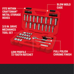 76-Piece SAE and Metric Homeowners Tool Kit with Case