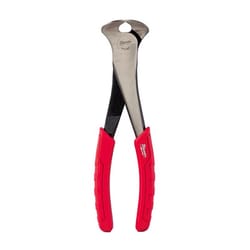 Milwaukee Comfort Grip 7.244 in. Iron Nipper End Nipper Pliers