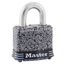 Master Lock 1-5/16 in. H X 1 in. W X 1-9/16 in. L Steel Double Locking Weather-Resistant Padlock