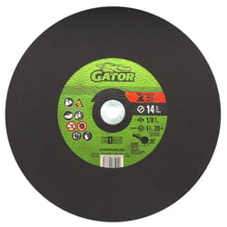 Gator 14 in. D X 1 in. Aluminum Oxide Metal Cut-Off Blade 1 pk