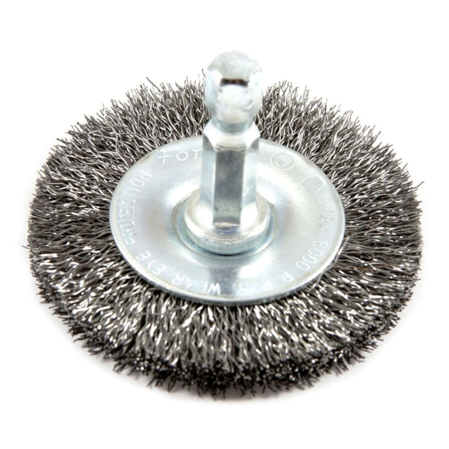 Forney 4 in Crimped Wire Wheel Brush Metal 6000 rpm 1 pc. 