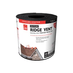 Owens Corning Ventsure 11.25 in. W X 240 L Black Plastic Continuous Unfiltered Ridge Vent