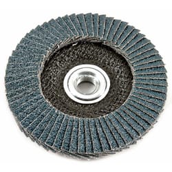 Forney 4-1/2 in. D X 7/8 in. Zirconia Aluminum Oxide Flap Disc 80 Grit 1 pc