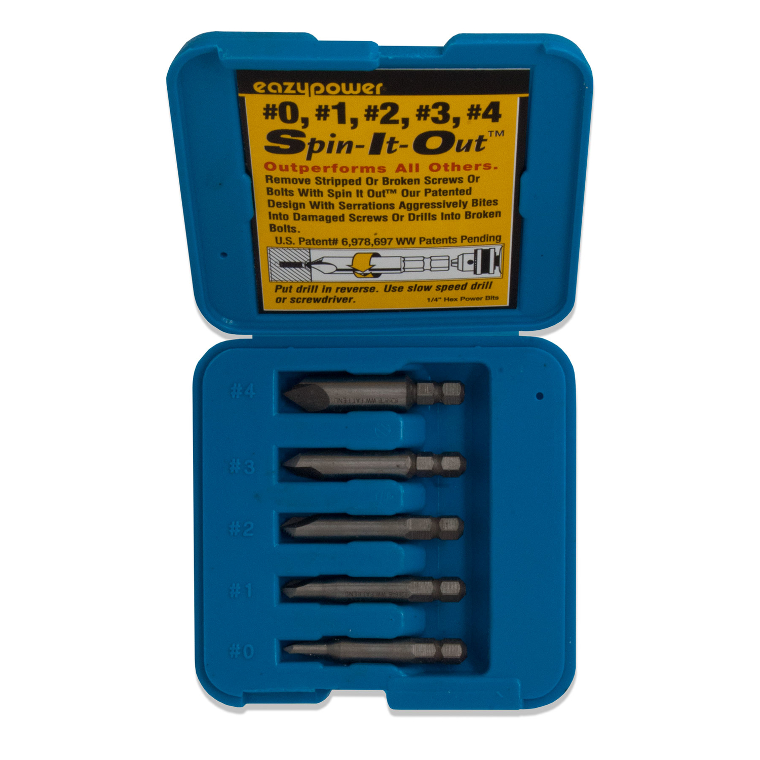 Photos - Drill Bit Eazypower Spin It Out Steel Screw Remover 2 in. 5 pc 82681