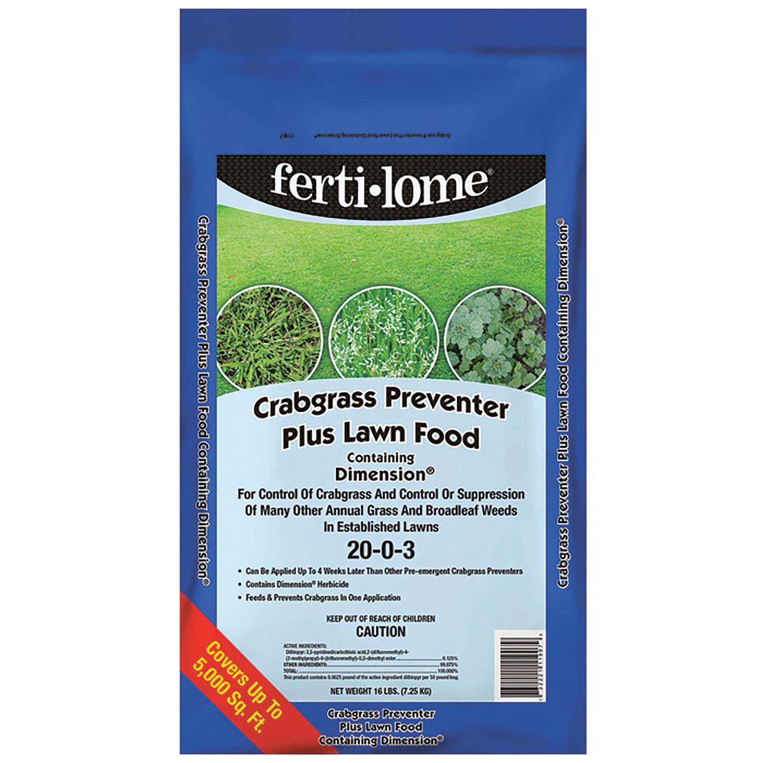 FertiLome Crabgrass Preventer Lawn Fertilizer For All Grasses 5000 sq