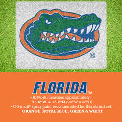 U-Stencil Gators Florida No Stick Lawn Stencil