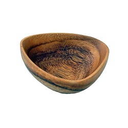 Pacific Merchants Natural Acacia Wood Three Sided Dip Bowls 1 ct
