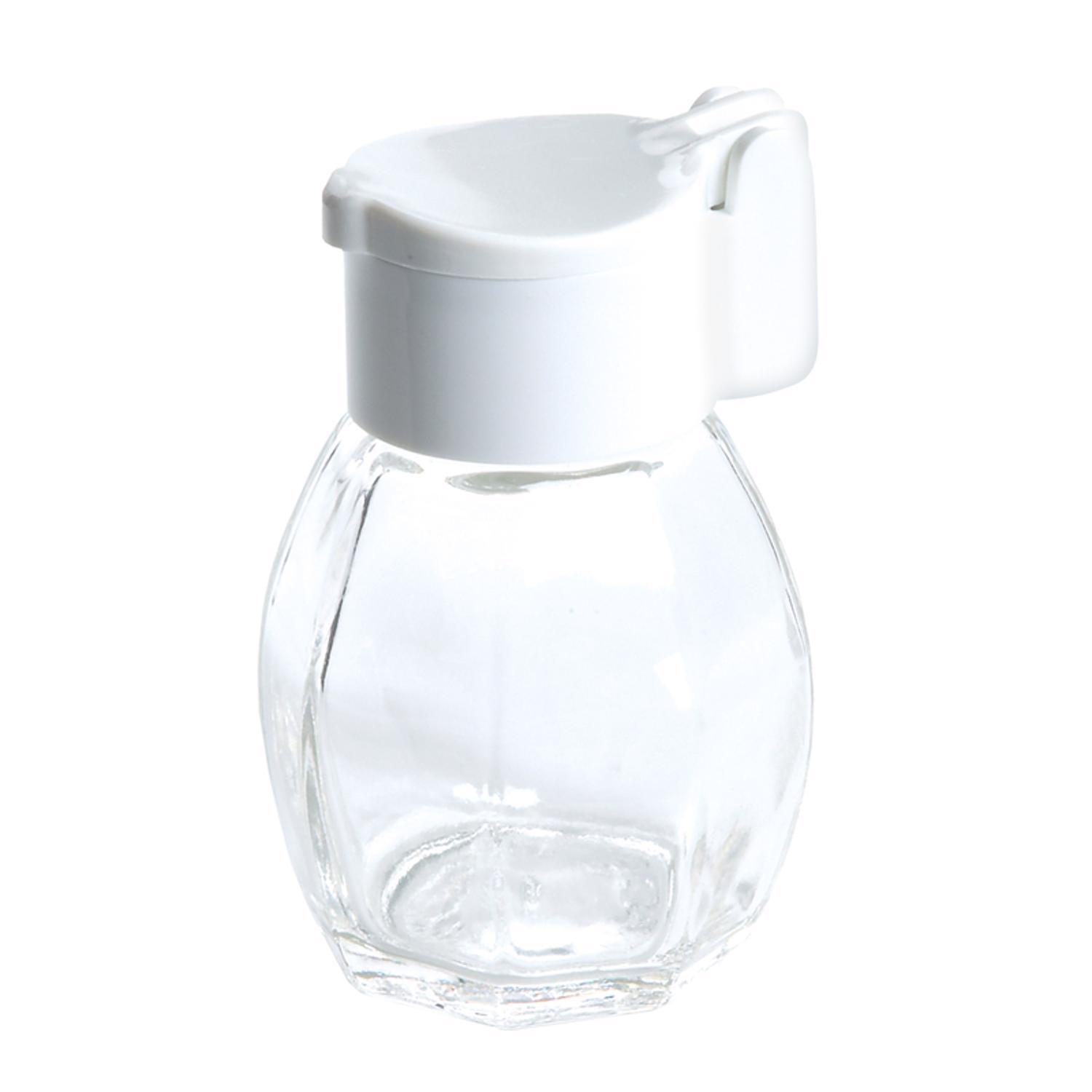 Fox Run Black/Clear/White Glass/Plastic Salt and Pepper Shaker Sansujyuku sansujyuku.com