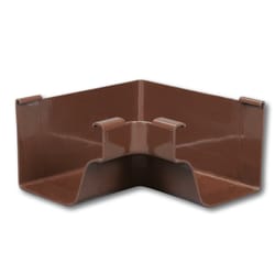 Amerimax 6.25 in. H X 3.4 in. W X 6.25 in. L Brown Vinyl Inside Corner