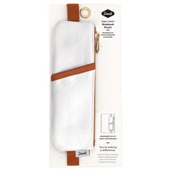 Denik 7 in. H X 2 in. W Golden Hour Notebook Pouch White