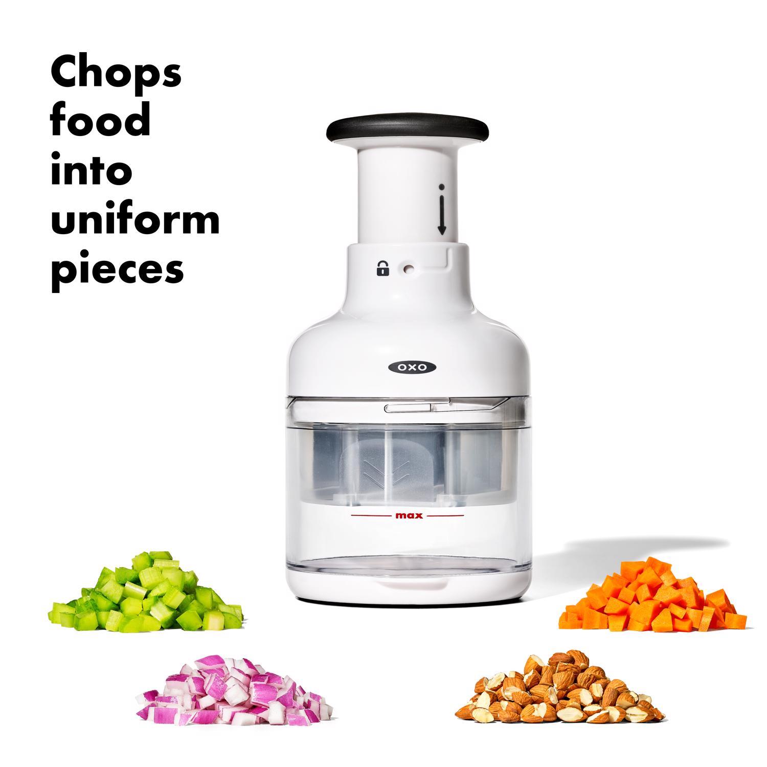 OXO SoftWorks White Plastic/Stainless Steel Food Chopper