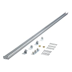 Ace 72 in. L Gray Steel By-Pass Door Hardware Set 1 pc