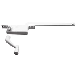 Prime-Line White Steel Left Single-Arm Casement Window Operator For Steel Framed Windows