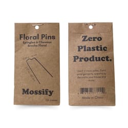 Mossify Bendable Moss Pole 1.77 in. H X 0.47 in. W Silver Stainless Steel Plant Tie