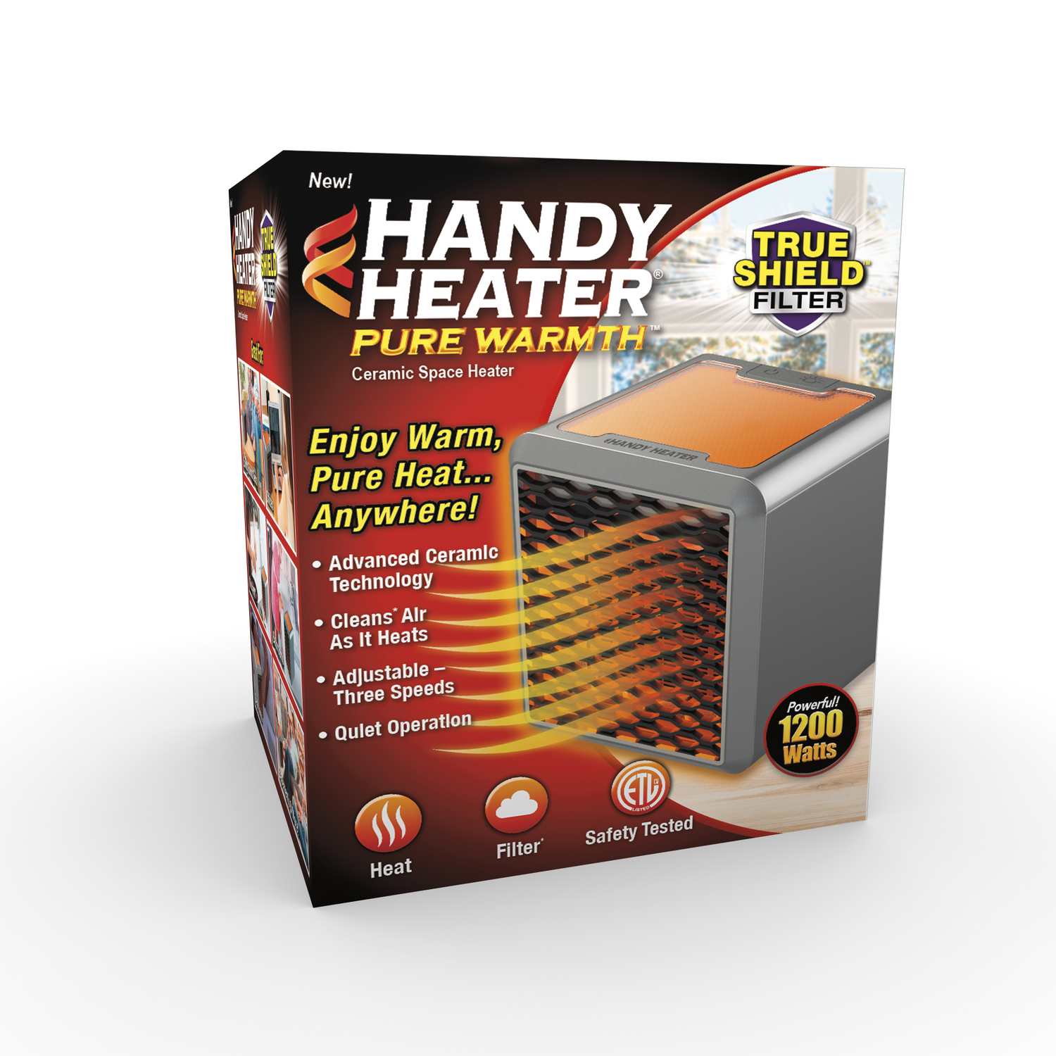 Photos - Other Heaters ROVUS Handy Heater Pure Warmth As Seen on TV Space Heater HEATPW-MC4 