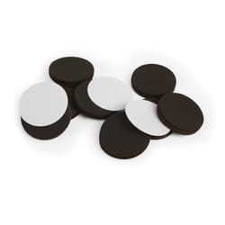 Slipstick GorillaPads Rubber Self Adhesive Gripper Pads Black Round 2 in. W X 2 in. L 8 pk