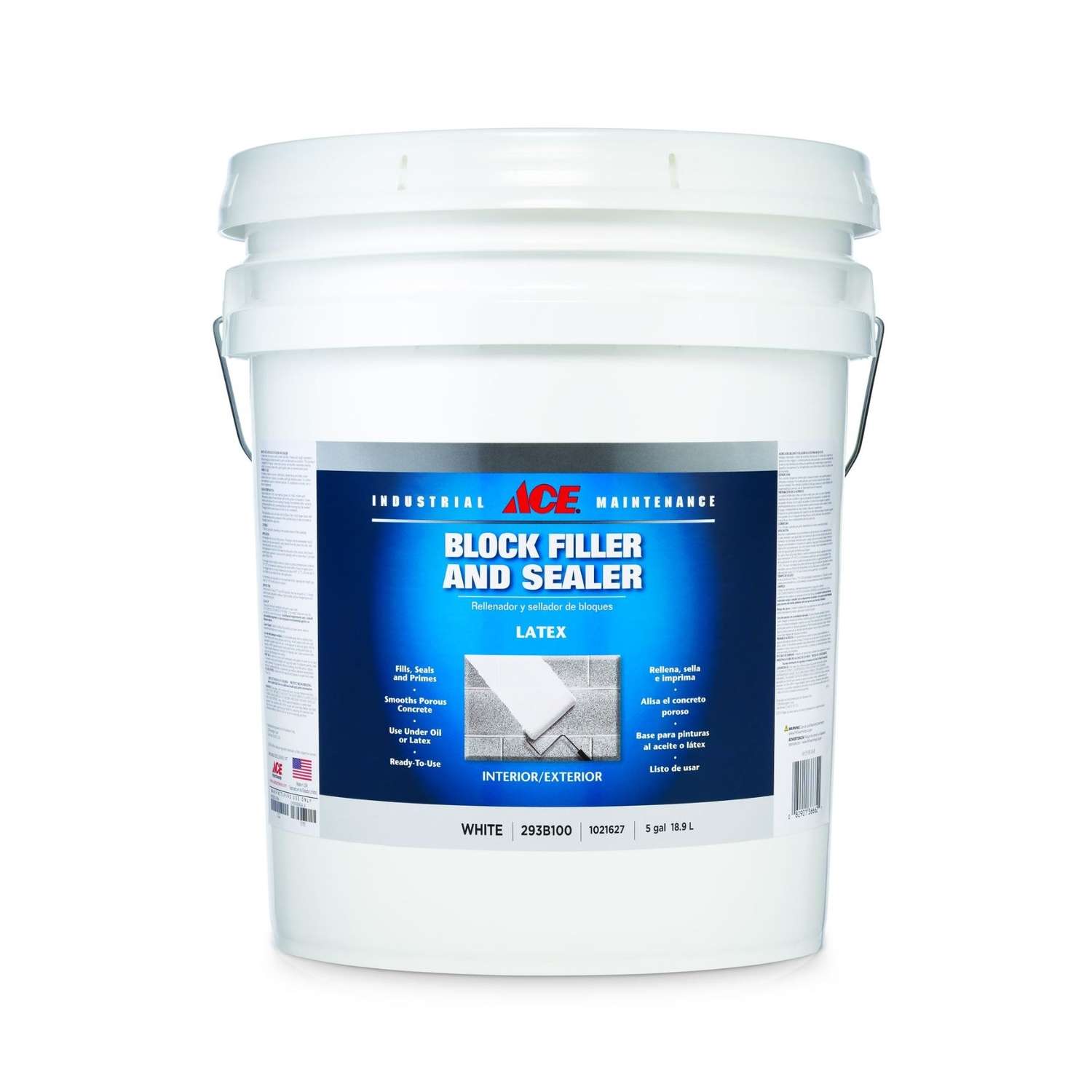 Ace White Latex Block Filler Primer 5 gal. Ace Hardware