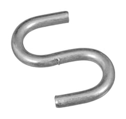 National Hardware Zinc-Plated Silver Steel 3/4 in. L Open S-Hook 5 lb 8 pk