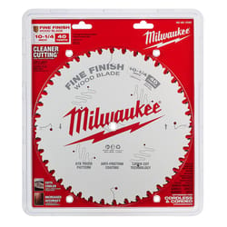 Milwaukee 10-1/4 in. D X 5/8 in. Tungsten Carbide Circular Saw Blade 40 teeth 1 pk