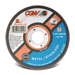 CGW 6 in. D X 7/8 in. Aluminum Oxide Cut-Off Wheel 1 pc