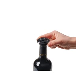 HIC Kitchen Black/Clear Plastic/Stainless Steel Wine Opener