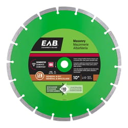 Exchange-A-Blade 10 in. D X 5/8 in. Diamond Segmented Rim Diamond Saw Blade 1 pk