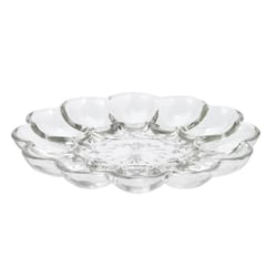 Anchor Hocking Clear Glass Serveware Egg Plate 1 pk