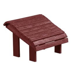 Capterra Casual Red Plastic Footstool